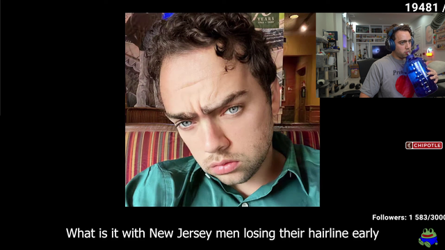 Mizkif listens to a song