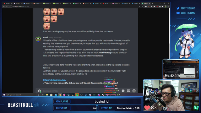 Streamer gets heartwarming 20th birthday surprise from his fans.
