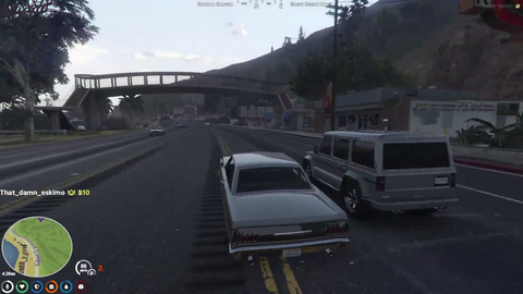 Sven shakes off a chaser with superb driving