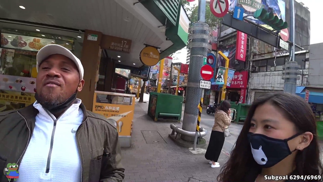 Complimenting dude Jay meets on the streets of Taiwan trips up