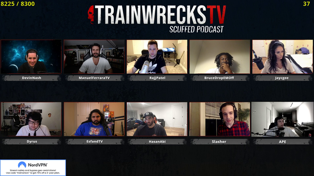 Trainwrecks on LSF removing the clip of Devin Nash dancing.