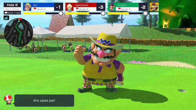 Professional golfer in chat tries to help Aris