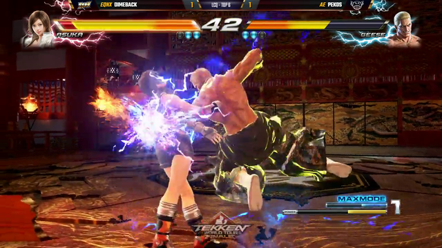 EXTREMELY CLOSE set ends with one final kick - Tekken World Tour