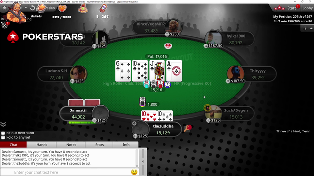 Buddha gets rolled in Poker