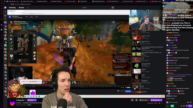 Grubby's next step after the OnlyFangs meeting is to take an autism test.