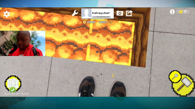 Scuffed Minecraft Earth Fight!