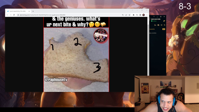 tyler1 on two hand sandwich eaters