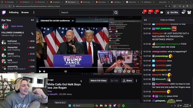 xQc Says Streamers and Content Creators 'Control the World' and 'Helped Trump Win'