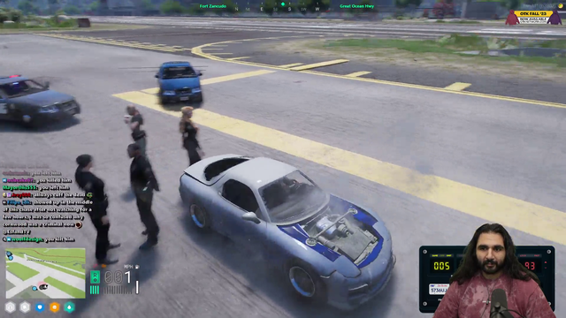 Cornwood shows the police academy trainees how it's done