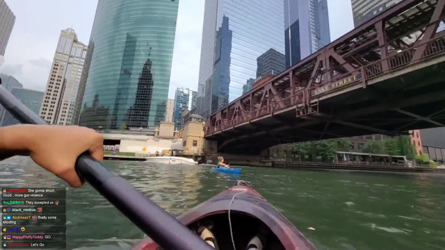 Jinny is super good at kayaking