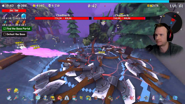 Megabonk is a tough game if you cant see through your attacks lol