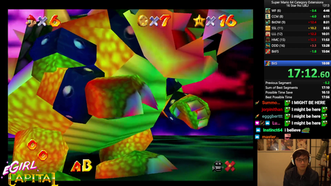BoxBox finally gets his sub 18 in sm64 16 star [17:57]
