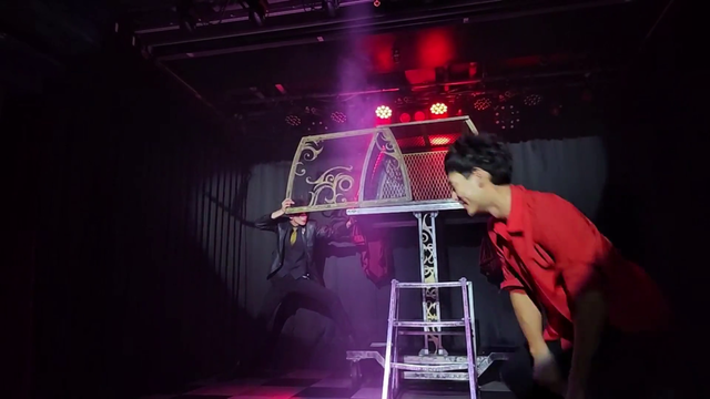 Magician switches body