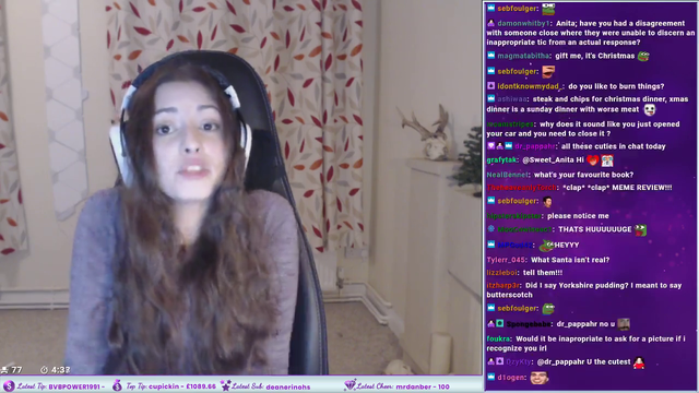 Anita has Grandma over for Christmas