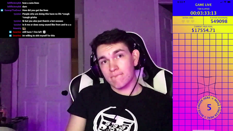 Follower named Hey_Z_Ree makes streamer who is playing the Mr.Beast game say "Hey Siri" and lose the game.