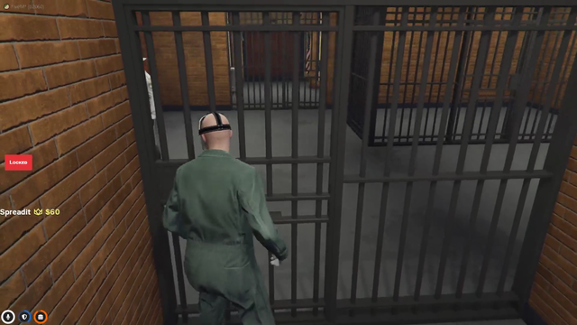 forsen - Forsen gets teleported through bars by "mother" and fights police