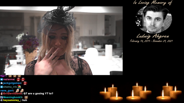 QT reminisces her dearly departed Ludwig