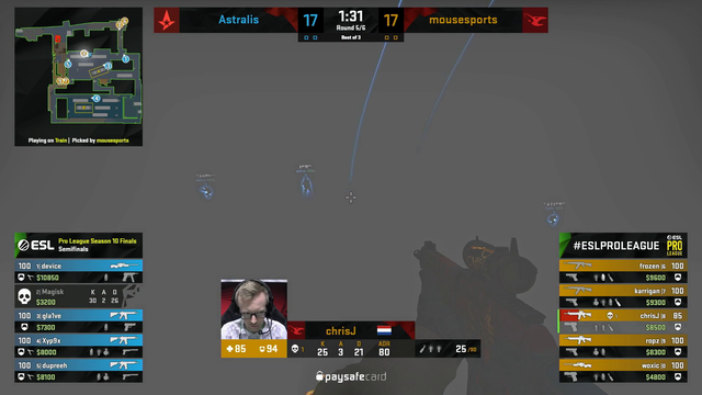 Dupreeh fantastic 4K/ Mouz throw the round in incredible fashion