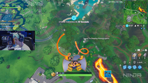 Ninja's first game of the solo qualifiers