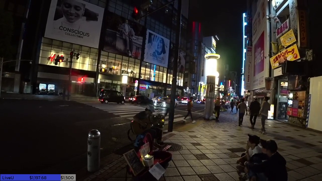 this busker is so peacef.. ResidentSleeper