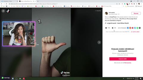 pokimane gets rick rolled