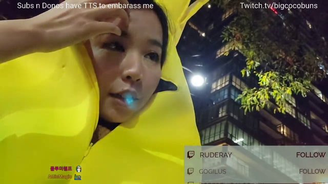 When wearing a banana suit outside turns life into EZ mode