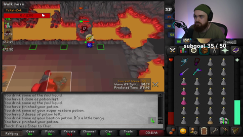 Streamer gets too hyped from completing achievement and passes out, hitting his head on the keyboard