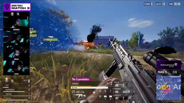 NAVI Alya's grenade PUBG