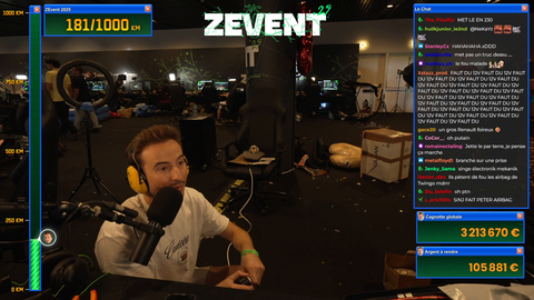 Plushie gets launched in orbit with an Airbag at the Zevent