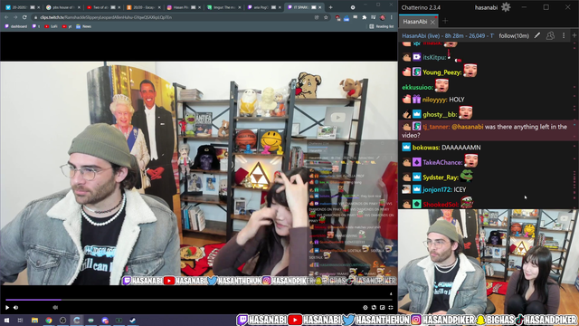 Just Hasan finishing a documentary