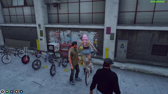 Bogg gets the ladies off with his bikes