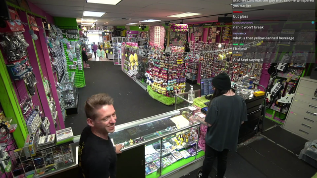 DSKoopa breaks his store counter, then immediately breaks it again