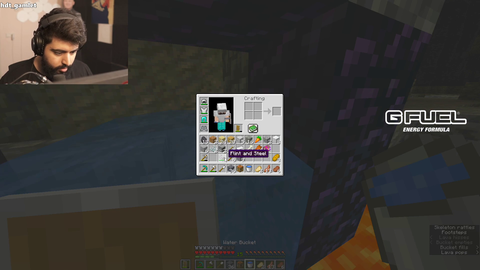 csgo streamer FURIOUSSS plays minecraft