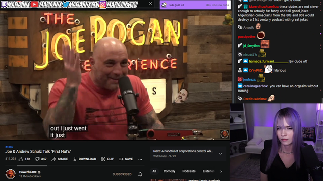 Joe Rogan "like a fire hydrant"