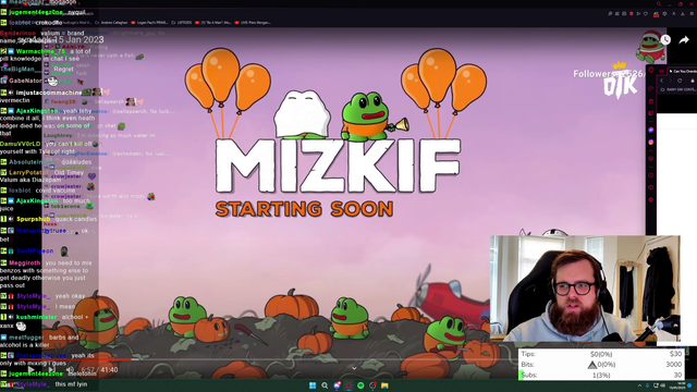 ChudLogic says he thinks Mizkif is lying about attempting suicide…