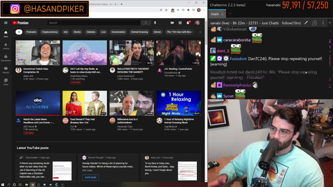 Hasan threatens a child