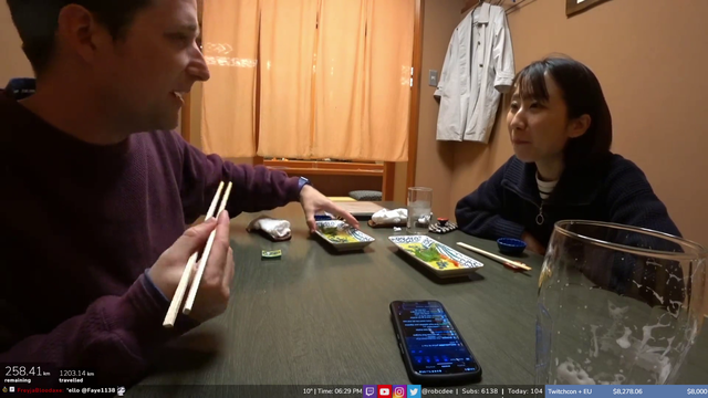 Rob and Tracy has an interesting conversation at dinner
