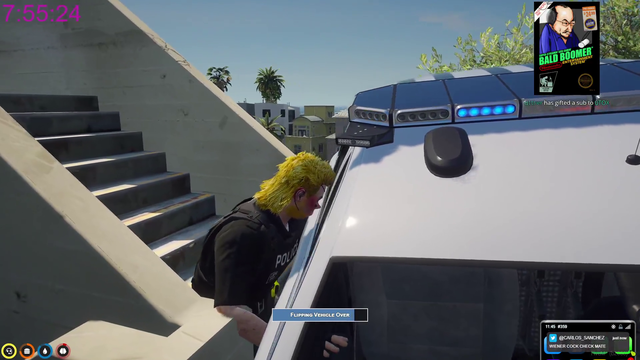 LennyHawk and Angel having a hard time with their car