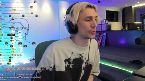 XQC makes a statement on the McLaren