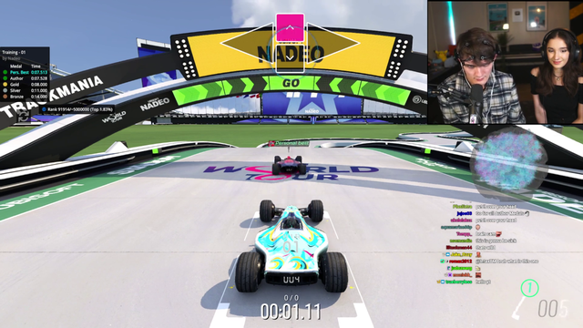 Wirtual plays Trackmania with just his brain
