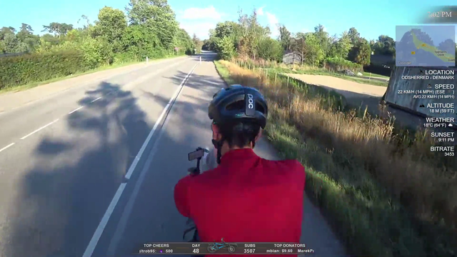 Sniper leaves bag on bikepath for streamers