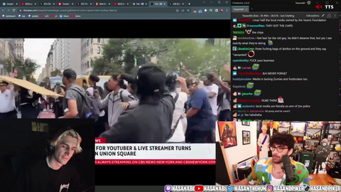 XQC Criticizes Hasan Defending Riot