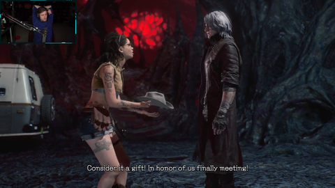Dante receives a gift