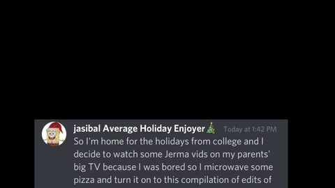 Jerma reads a story of a discord user in need of help
