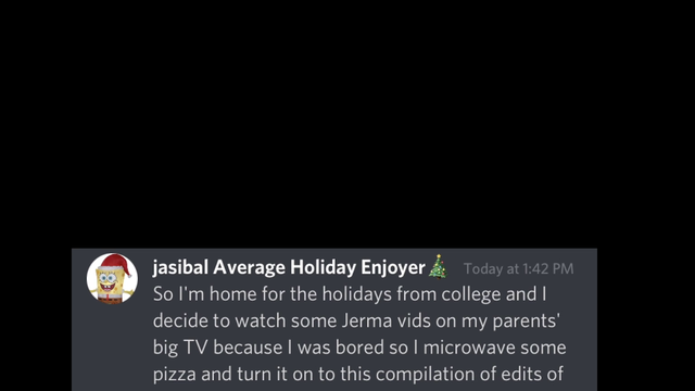 Jerma reads a story of a discord user in need of help