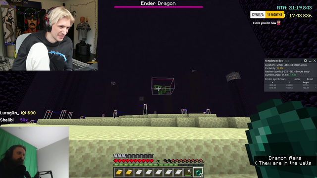 Forsen takes back the Minecraft record