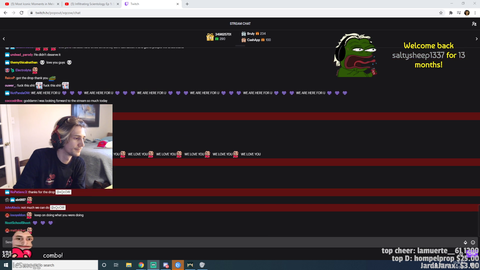 xQc has a message to those struggling with mental health