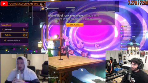Hasan and Rajj tries out Twitch sings.