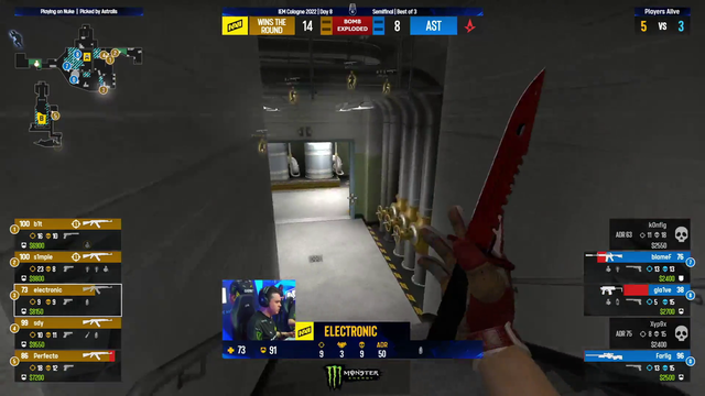 Jesus makes an appearance at a CS:GO event