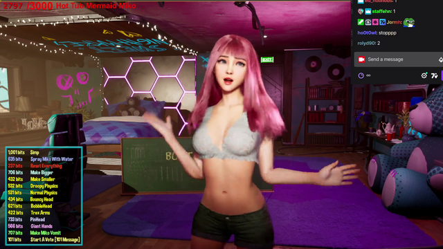 Miko's New E-Girl Stream Is Going As Expected